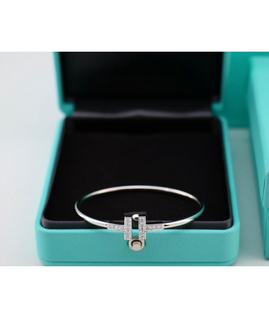 TIFFANY&CO Серебряный браслет из белого золота, фото 2