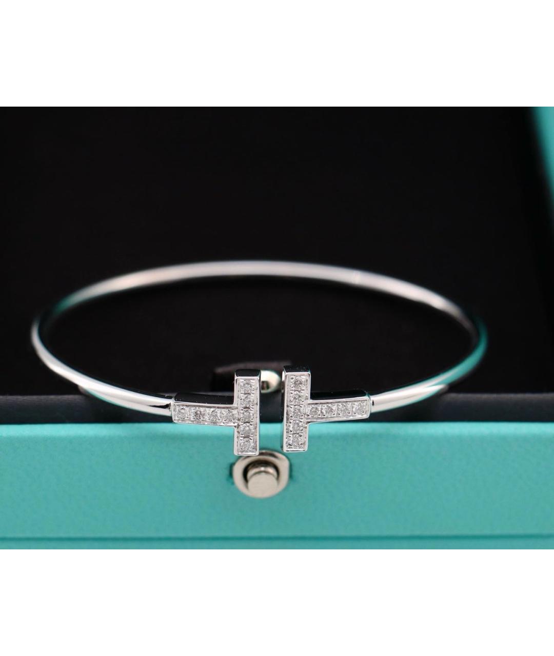 TIFFANY&CO Серебряный браслет из белого золота, фото 5