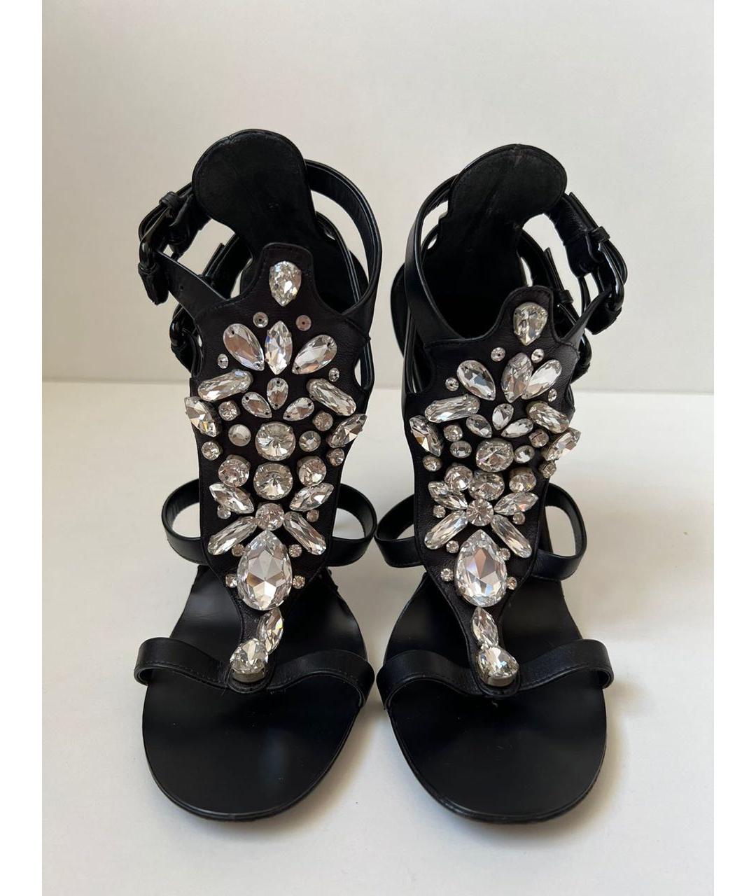 GIUSEPPE ZANOTTI DESIGN Черные босоножки, фото 2