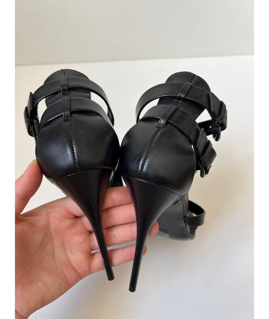 GIUSEPPE ZANOTTI DESIGN Черные босоножки, фото 8