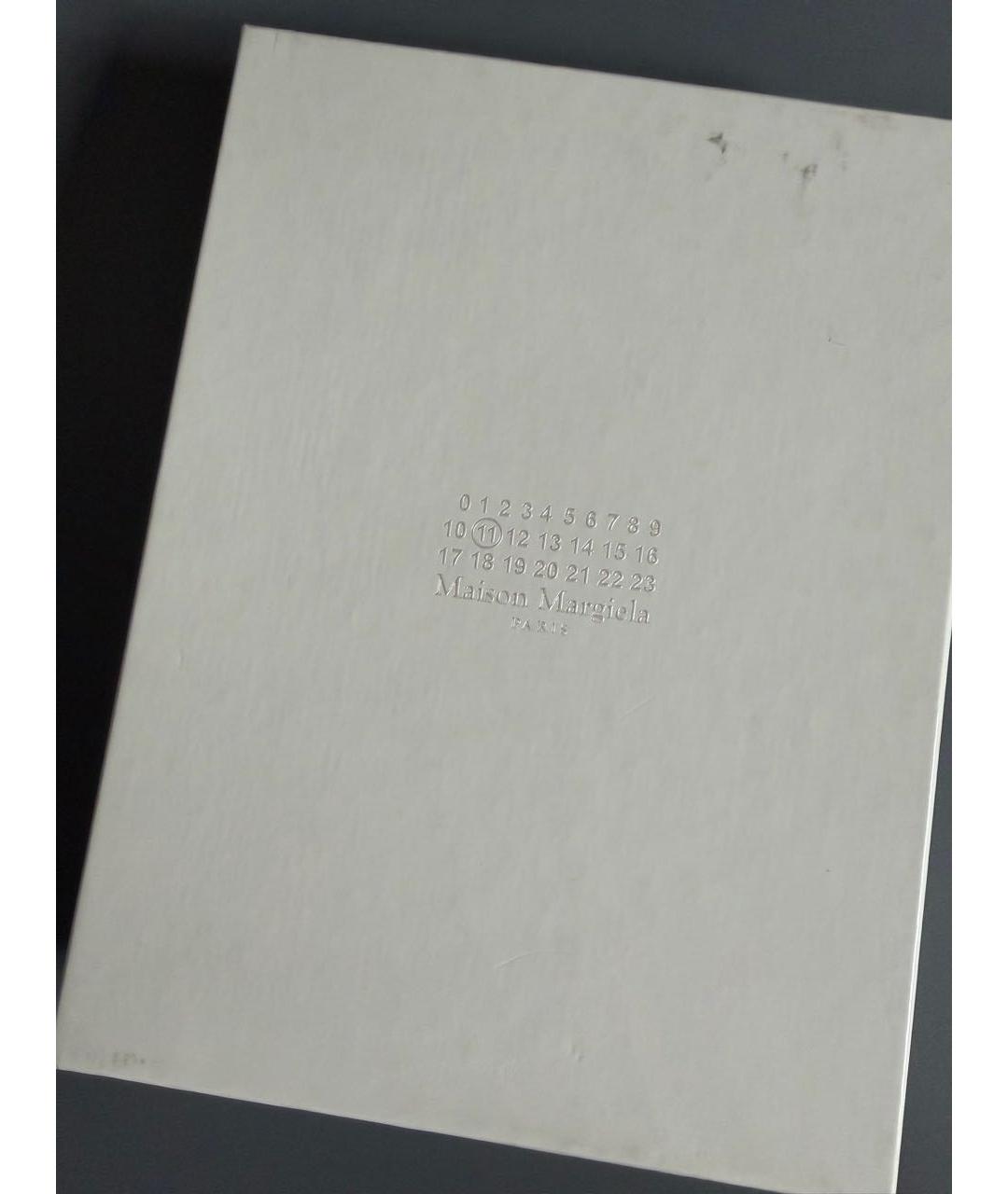 MAISON MARGIELA Черная кожаная сумка на плечо, фото 8