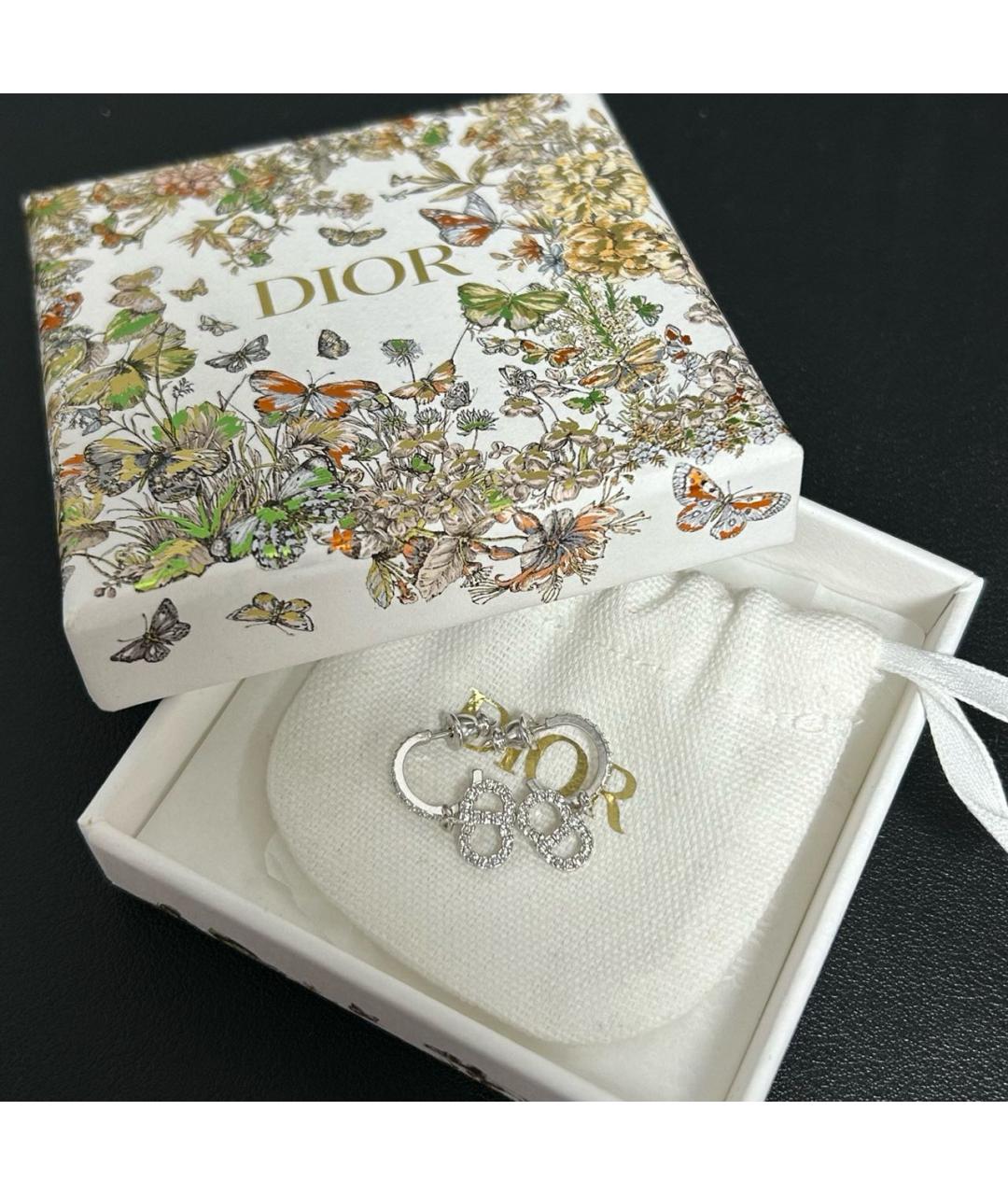 CHRISTIAN DIOR Серебряные серьги, фото 2