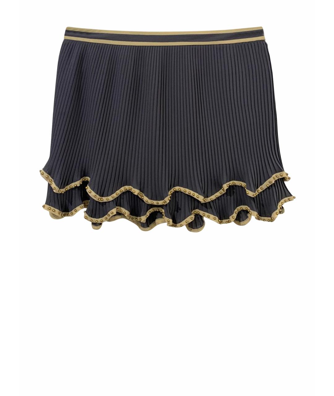 MISS BLUMARINE Серая юбка, фото 1