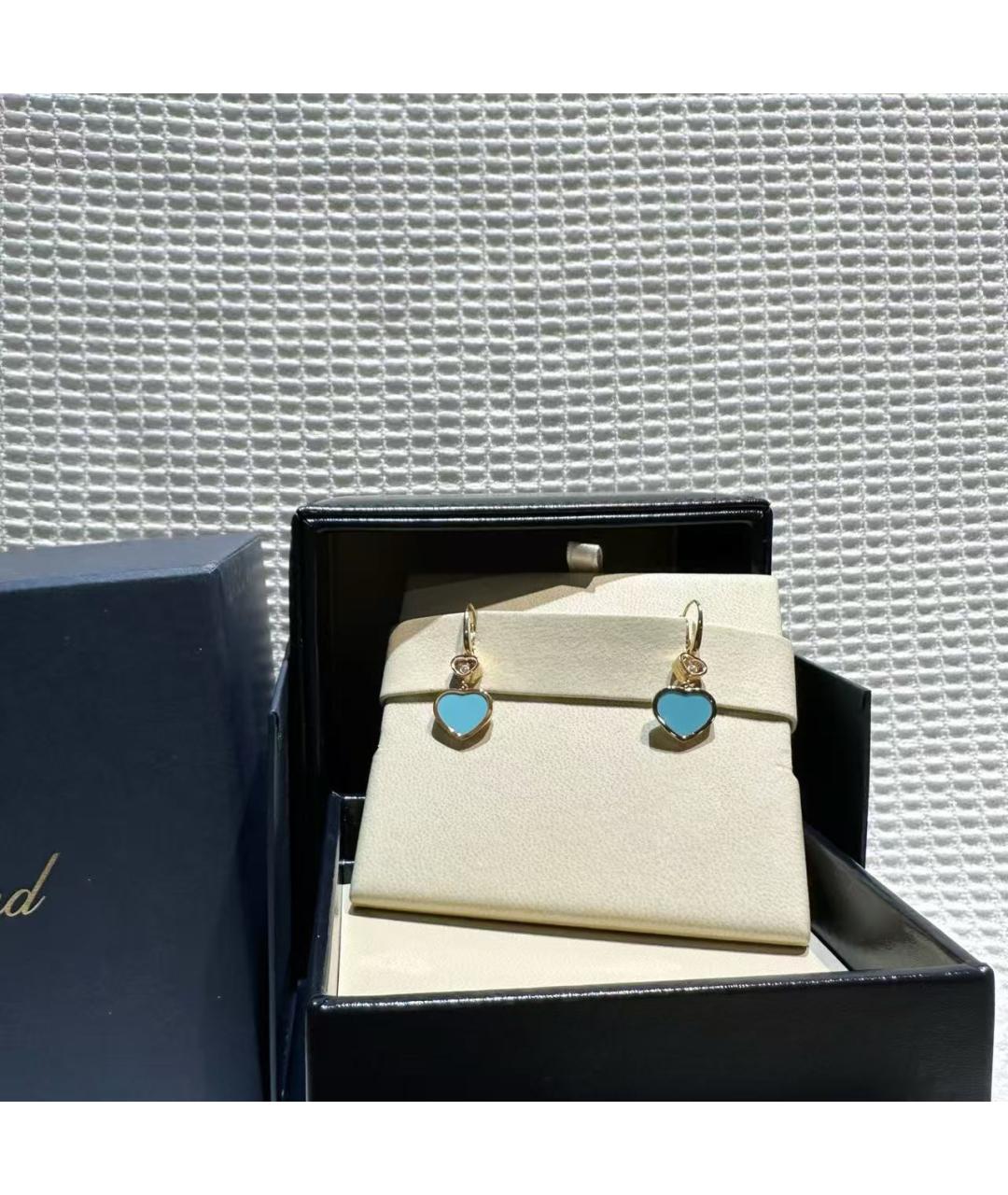CHOPARD Бирюзовые серьги, фото 3