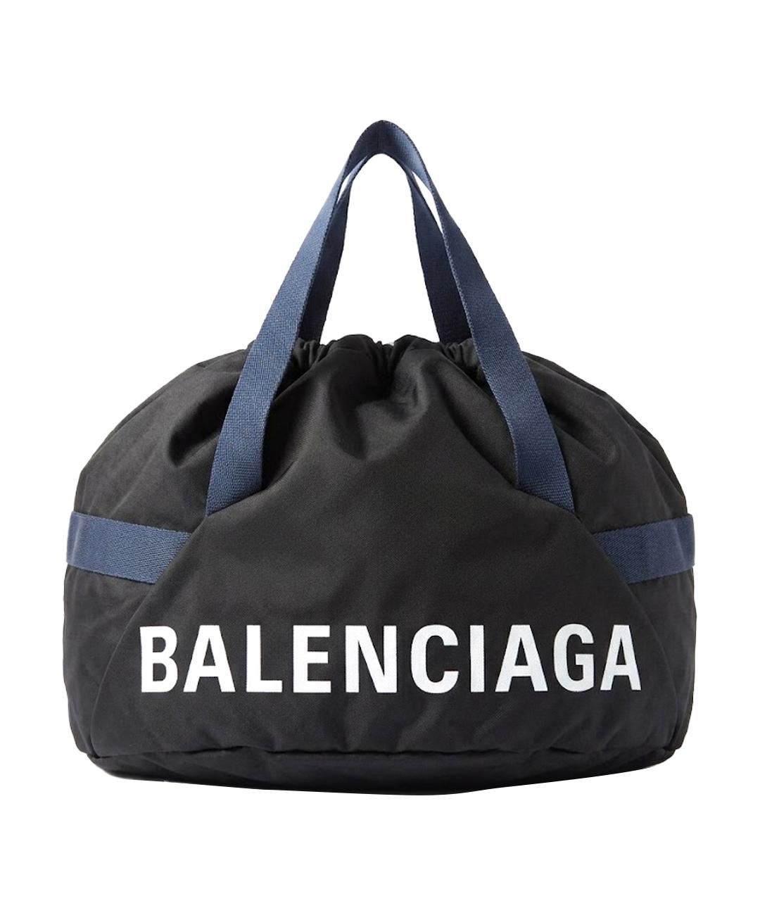 BALENCIAGA Черная дорожная/спортивная сумка, фото 1