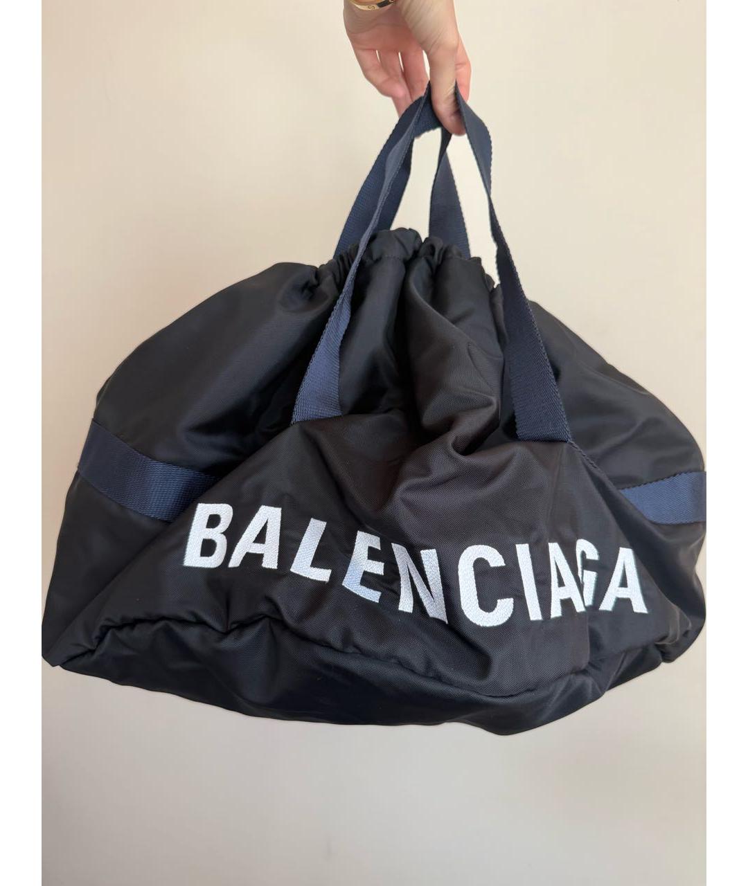 BALENCIAGA Черная дорожная/спортивная сумка, фото 9