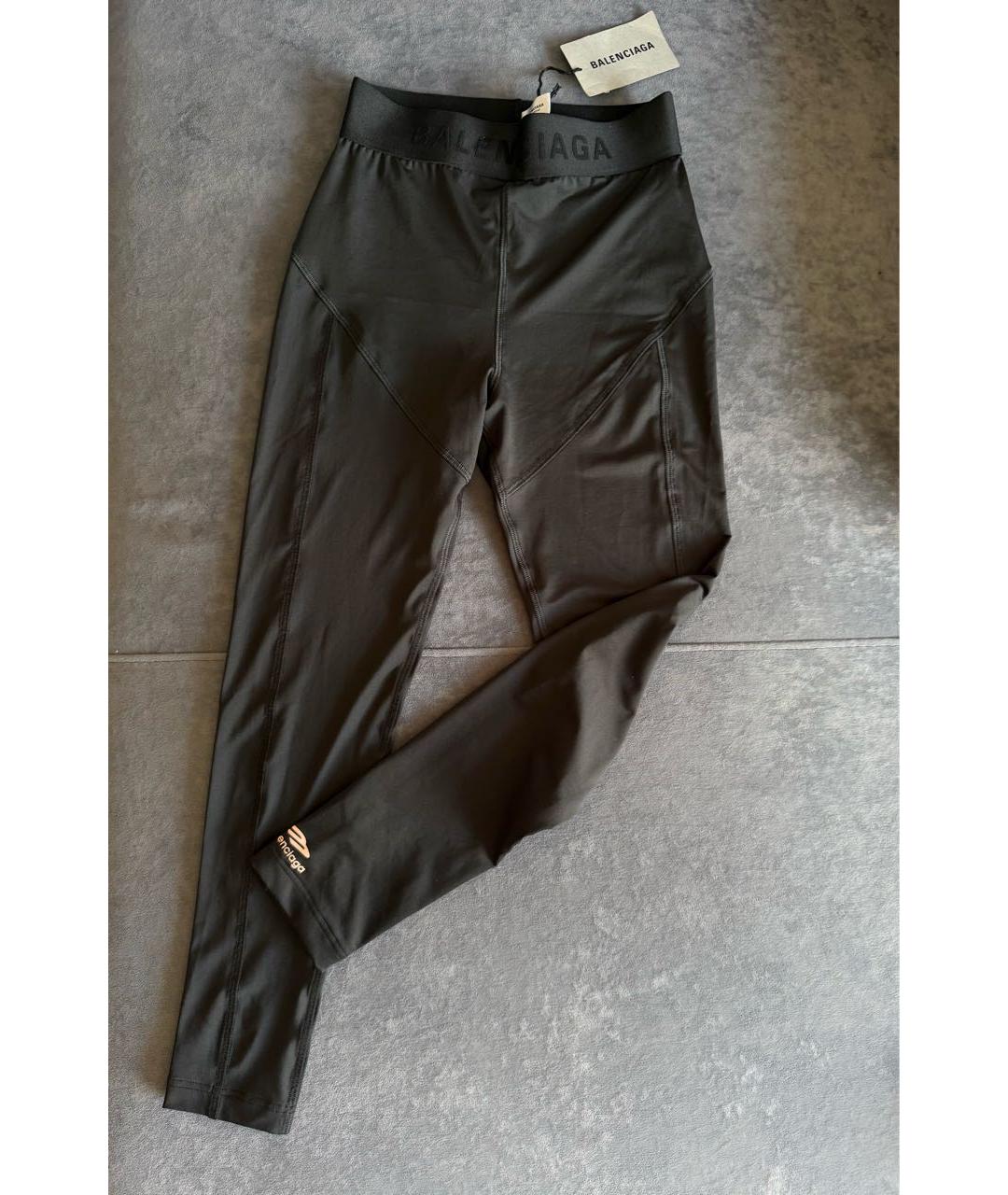 BALENCIAGA Черные спортивные брюки и шорты, фото 4