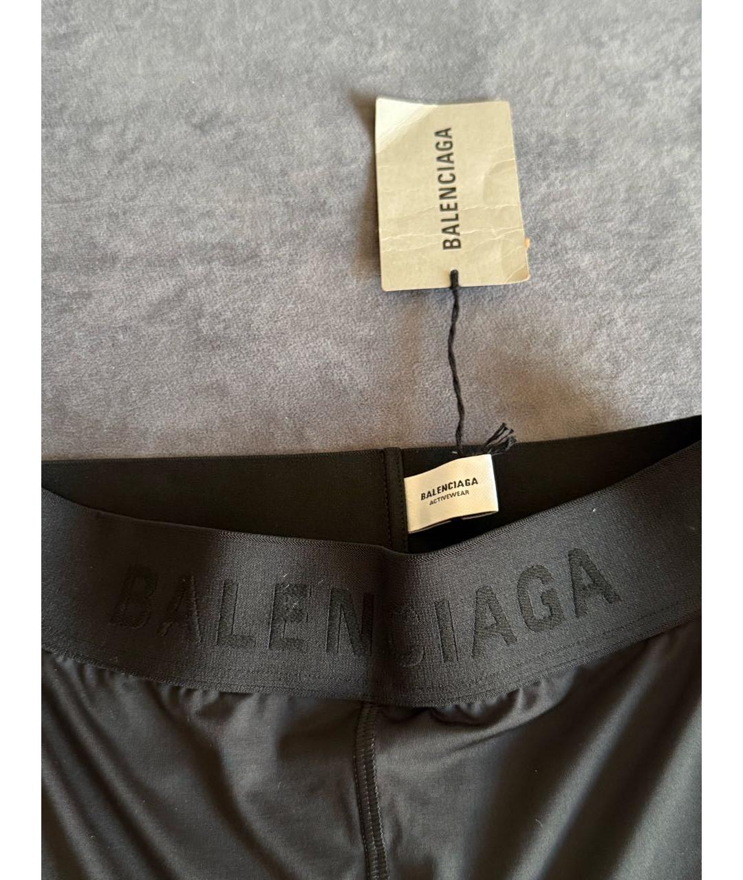 BALENCIAGA Черные спортивные брюки и шорты, фото 3