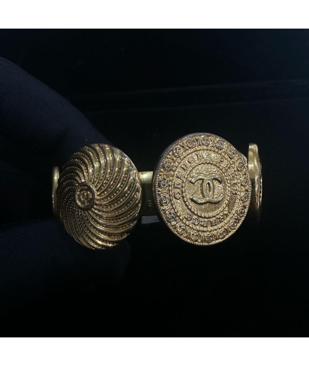 CHANEL Золотой браслет, фото 5