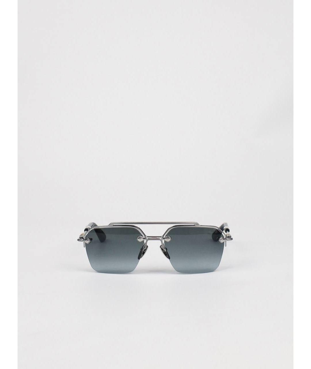 CHROME HEARTS Серебряные металлические солнцезащитные очки, фото 5