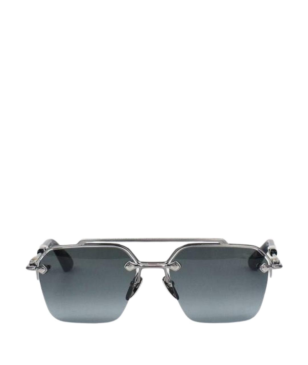 CHROME HEARTS Серебряные металлические солнцезащитные очки, фото 9
