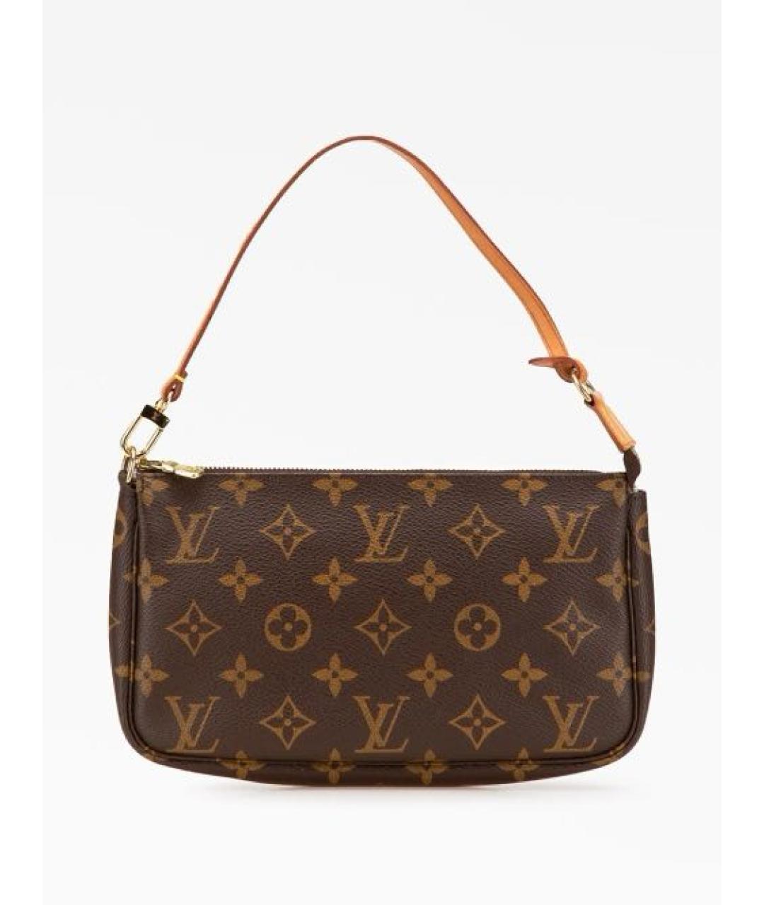 LOUIS VUITTON Коричневая сумка с короткими ручками, фото 9