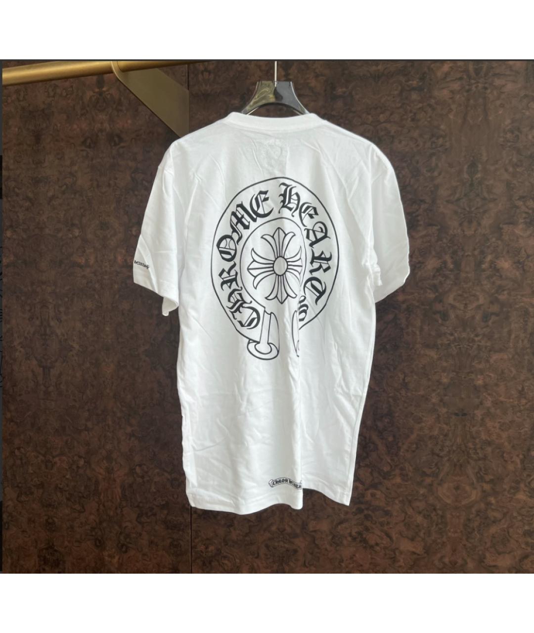 CHROME HEARTS Белая хлопковая футболка, фото 2