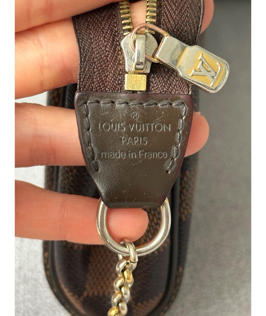 LOUIS VUITTON Коричневая сумка с короткими ручками, фото 7
