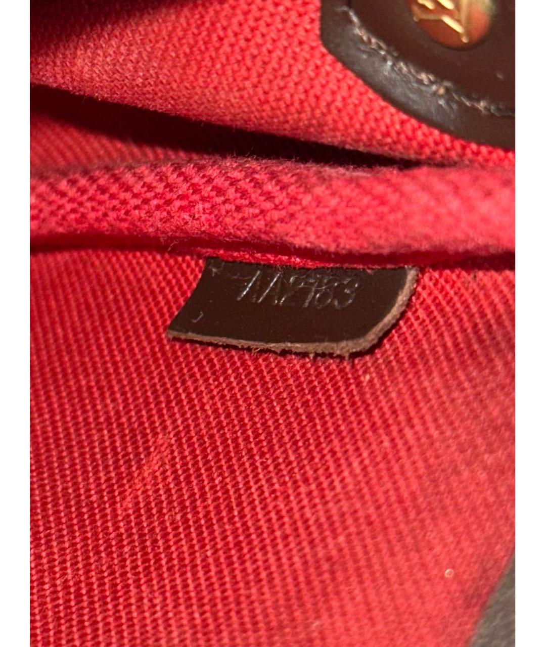 LOUIS VUITTON Коричневая сумка с короткими ручками, фото 8