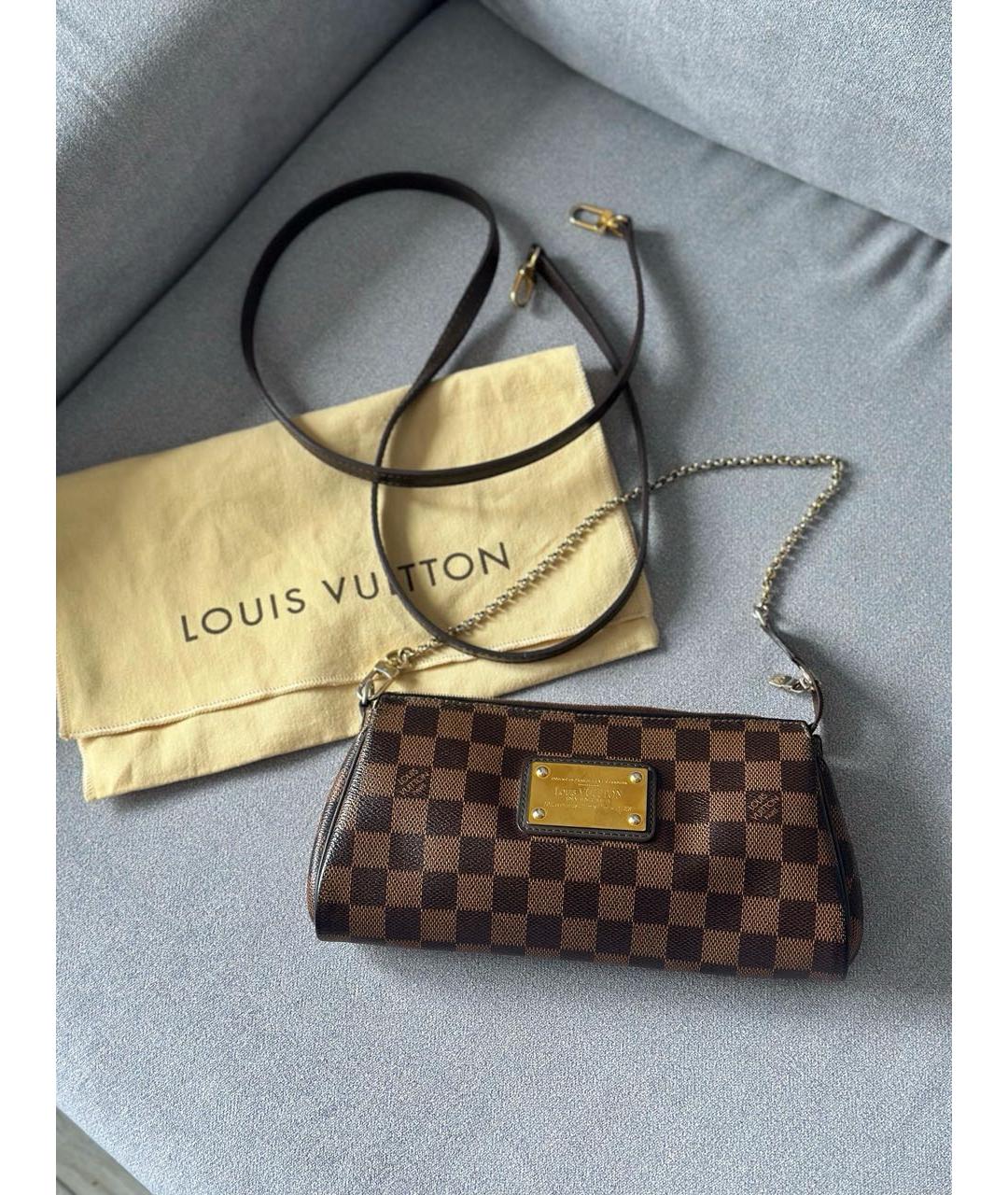 LOUIS VUITTON Коричневая сумка с короткими ручками, фото 2