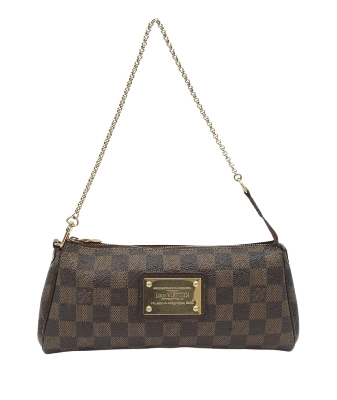 LOUIS VUITTON Коричневая сумка с короткими ручками, фото 1