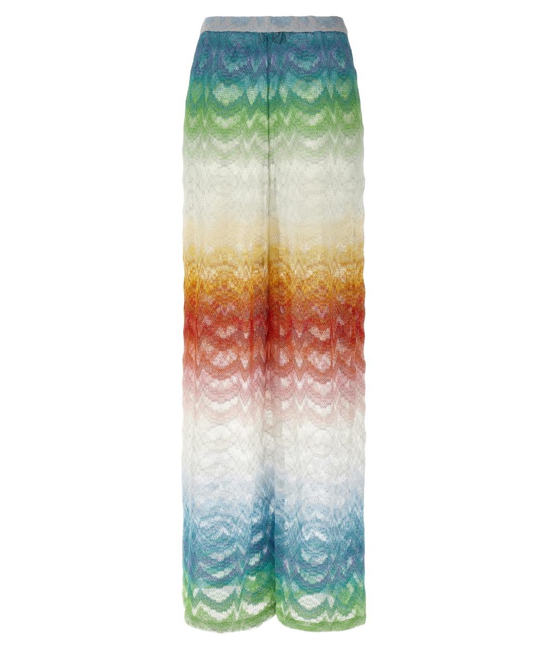 MISSONI Мульти вискозные прямые брюки, фото 2