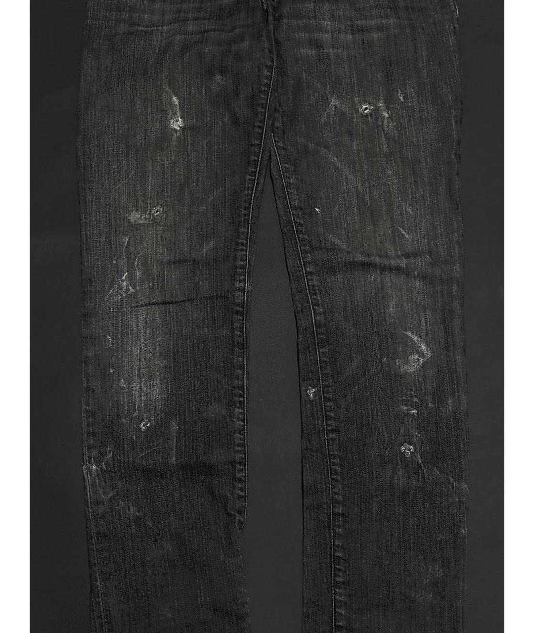 DIESEL Антрацитовые хлопковые джинсы слим, фото 3