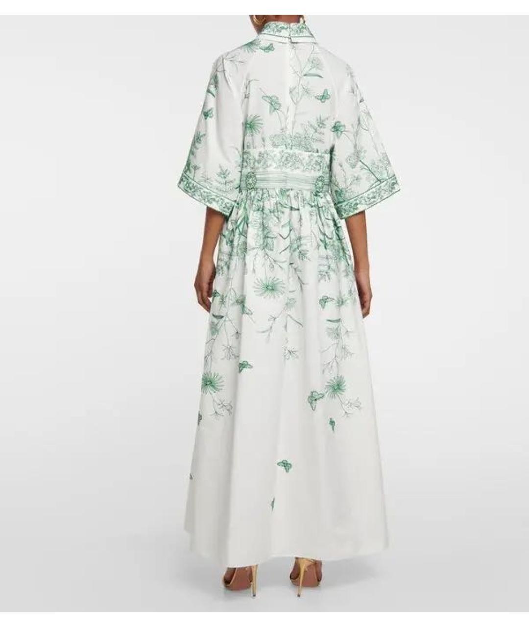 ELIE SAAB Белое хлопковое повседневное платье, фото 2