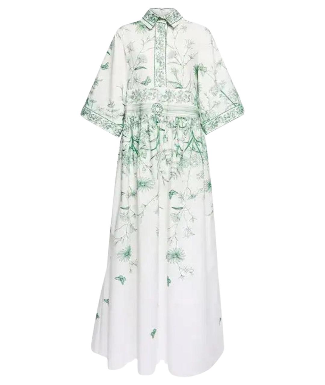 ELIE SAAB Белое хлопковое повседневное платье, фото 1