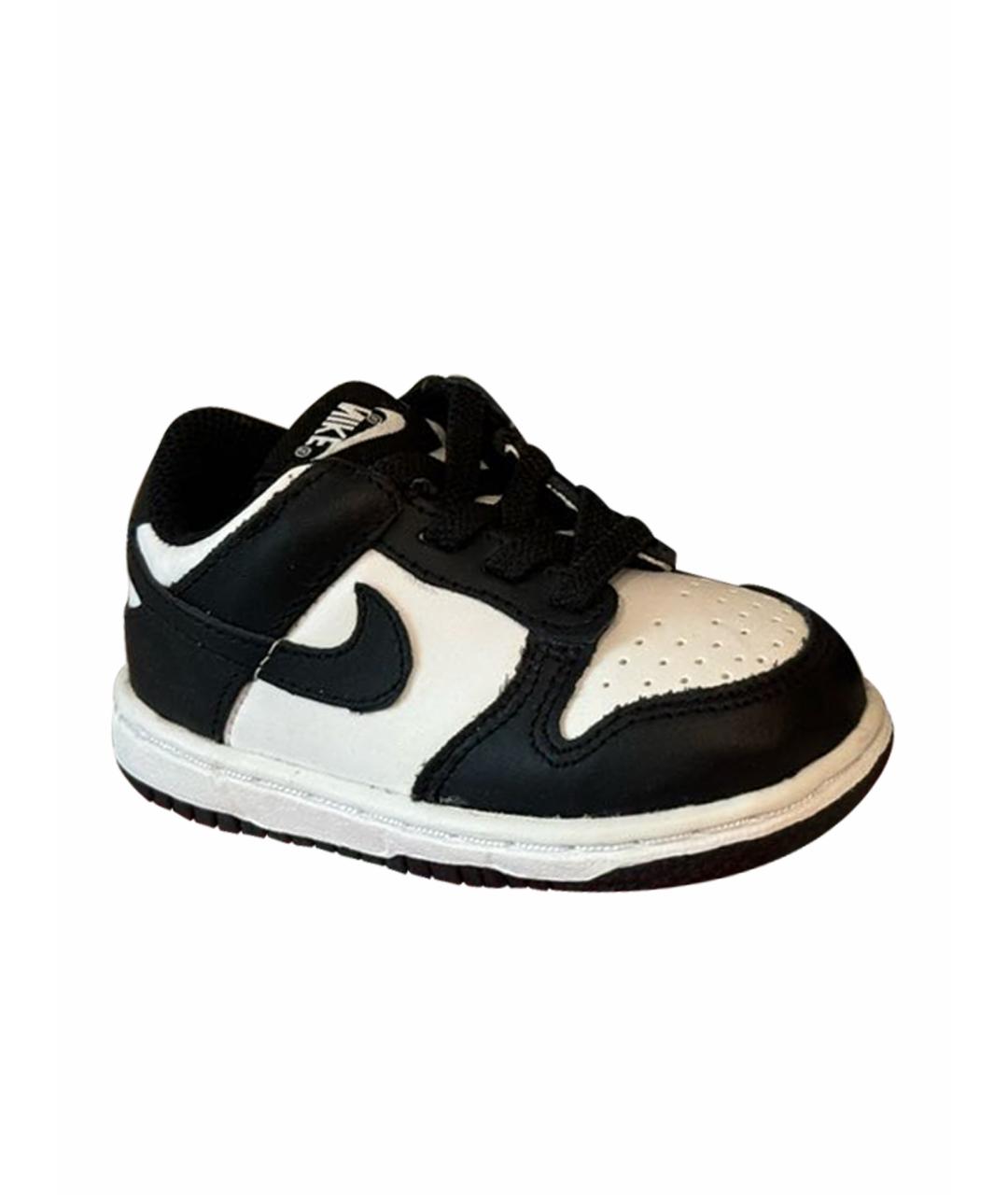 NIKE Черные кожаные кеды, фото 1