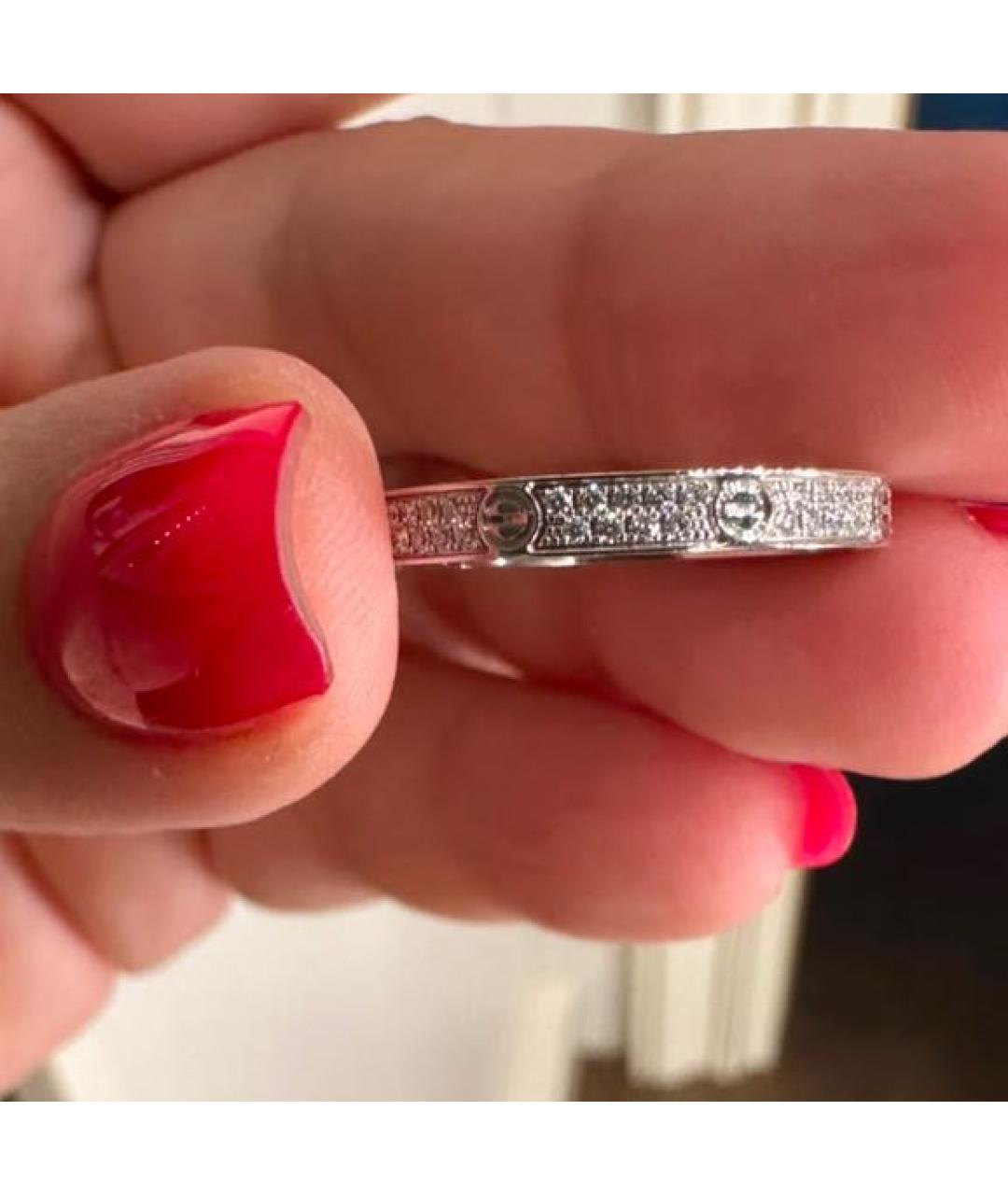 CARTIER Серебряное кольцо из белого золота, фото 2