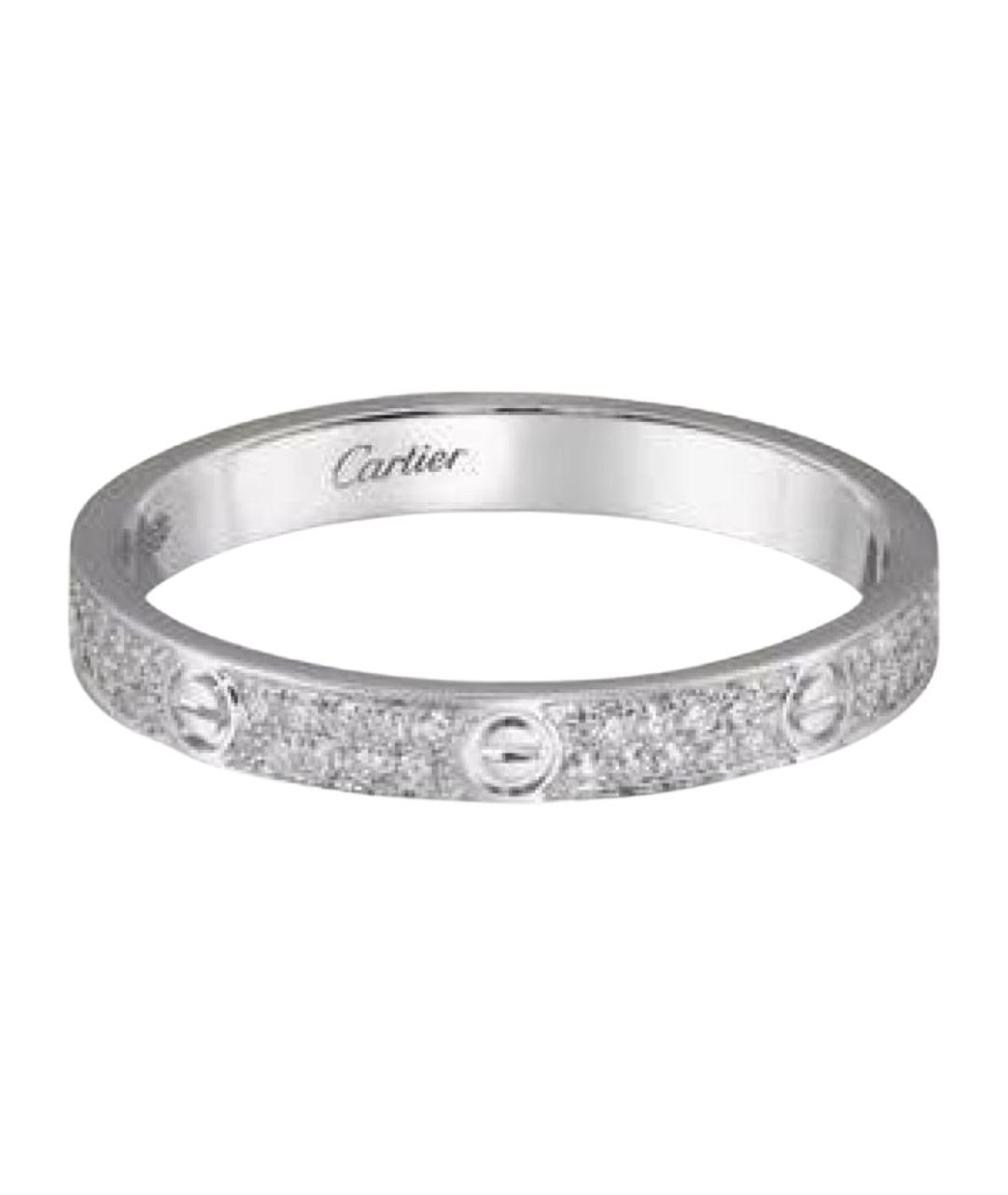 CARTIER Серебряное кольцо из белого золота, фото 1