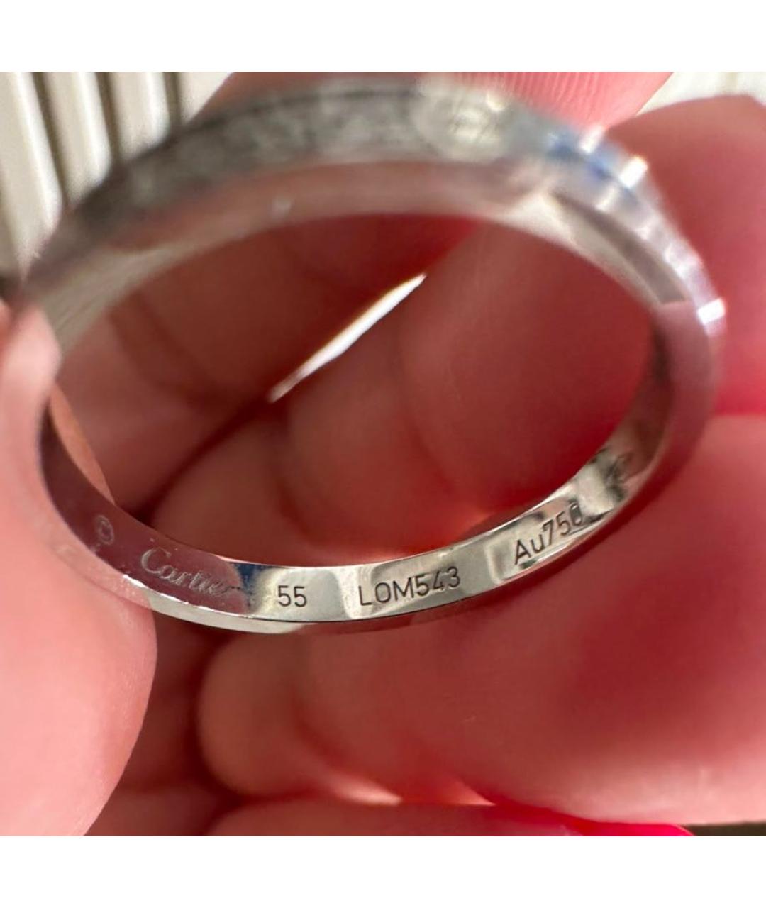 CARTIER Серебряное кольцо из белого золота, фото 3
