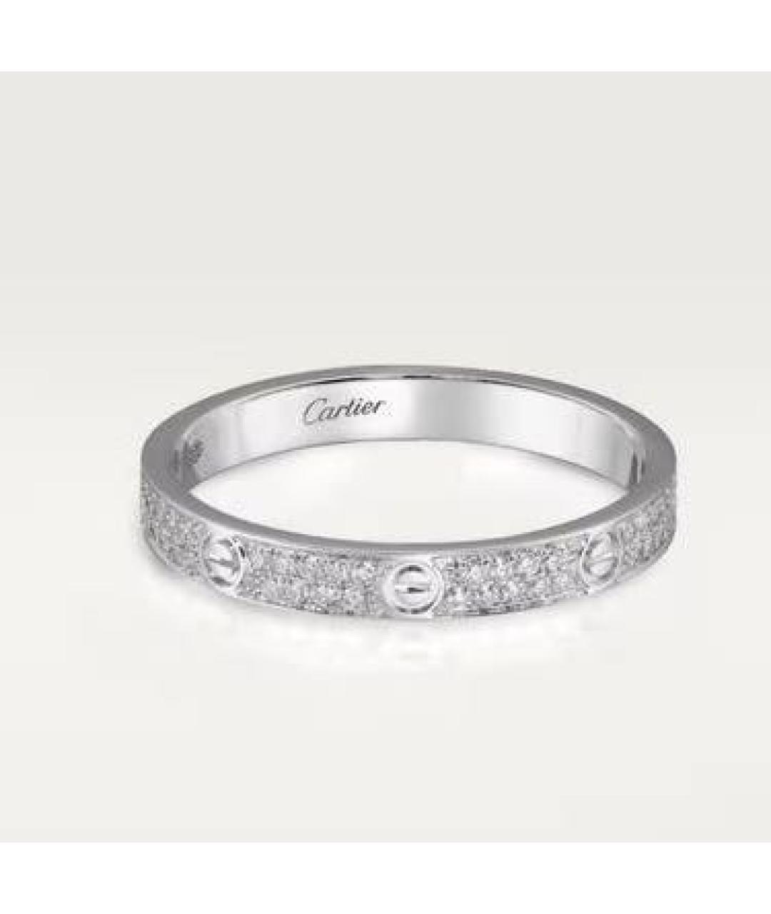 CARTIER Серебряное кольцо из белого золота, фото 5