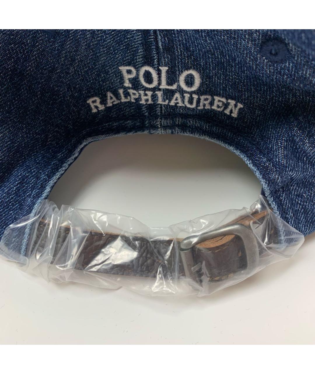 POLO RALPH LAUREN Темно-синяя хлопковая кепка, фото 5
