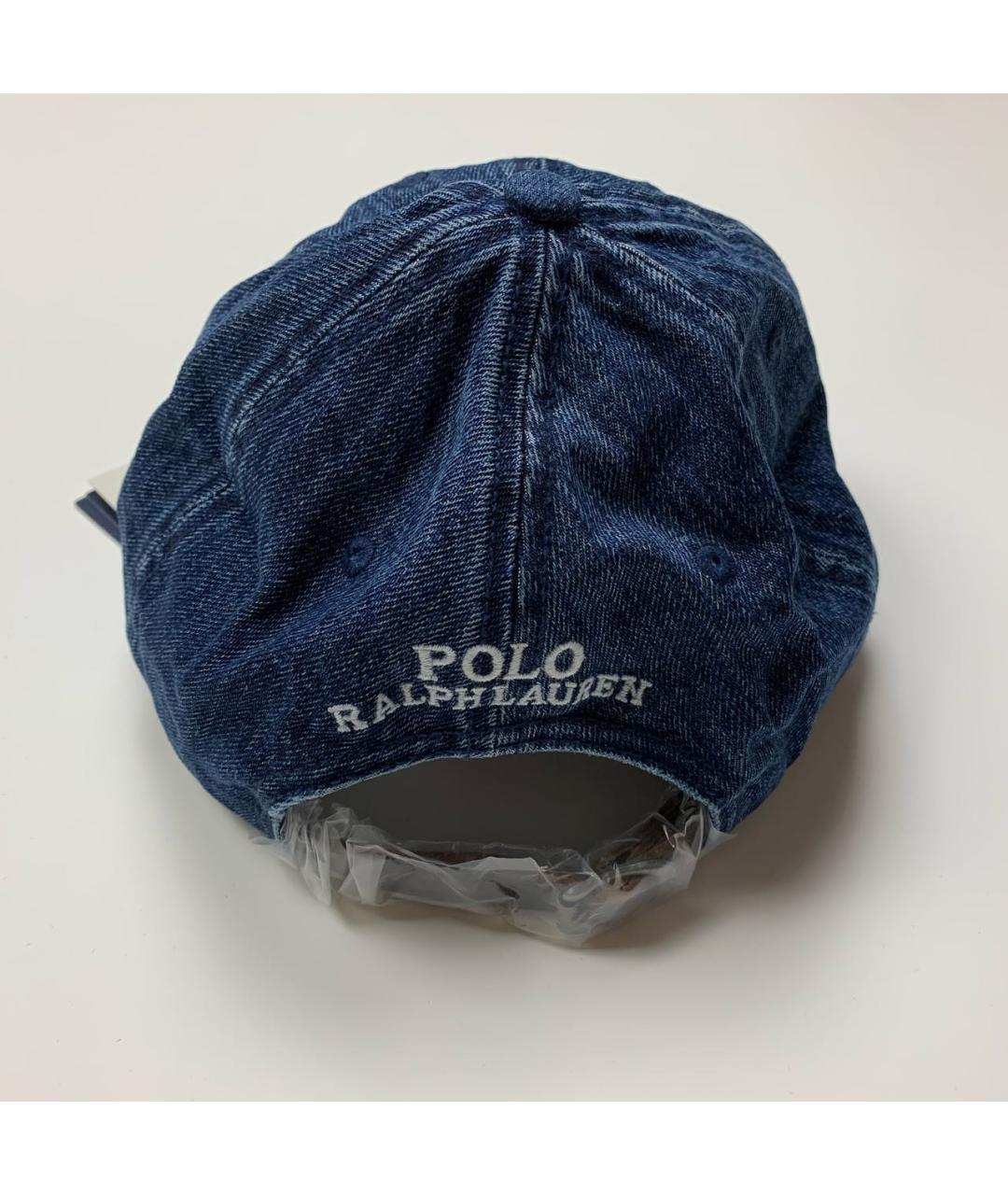 POLO RALPH LAUREN Темно-синяя хлопковая кепка, фото 3