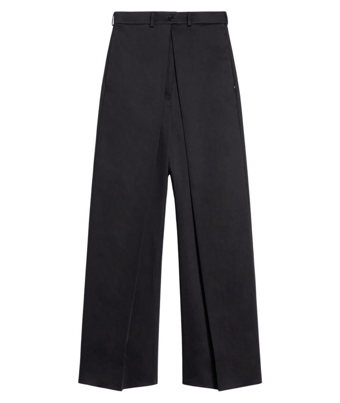 MAX MARA Черные прямые брюки, фото 1