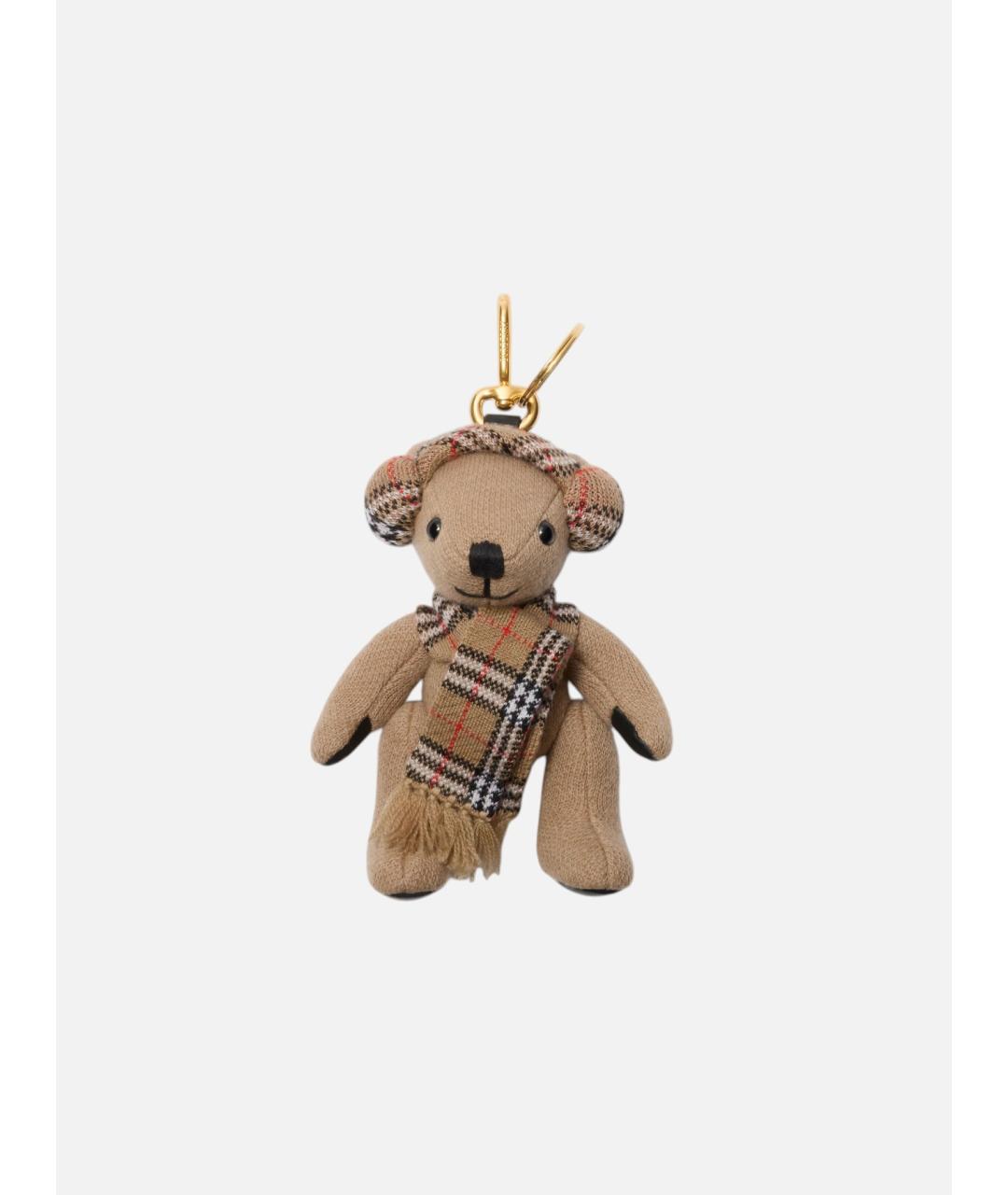 BURBERRY Бежевый брелок, фото 2