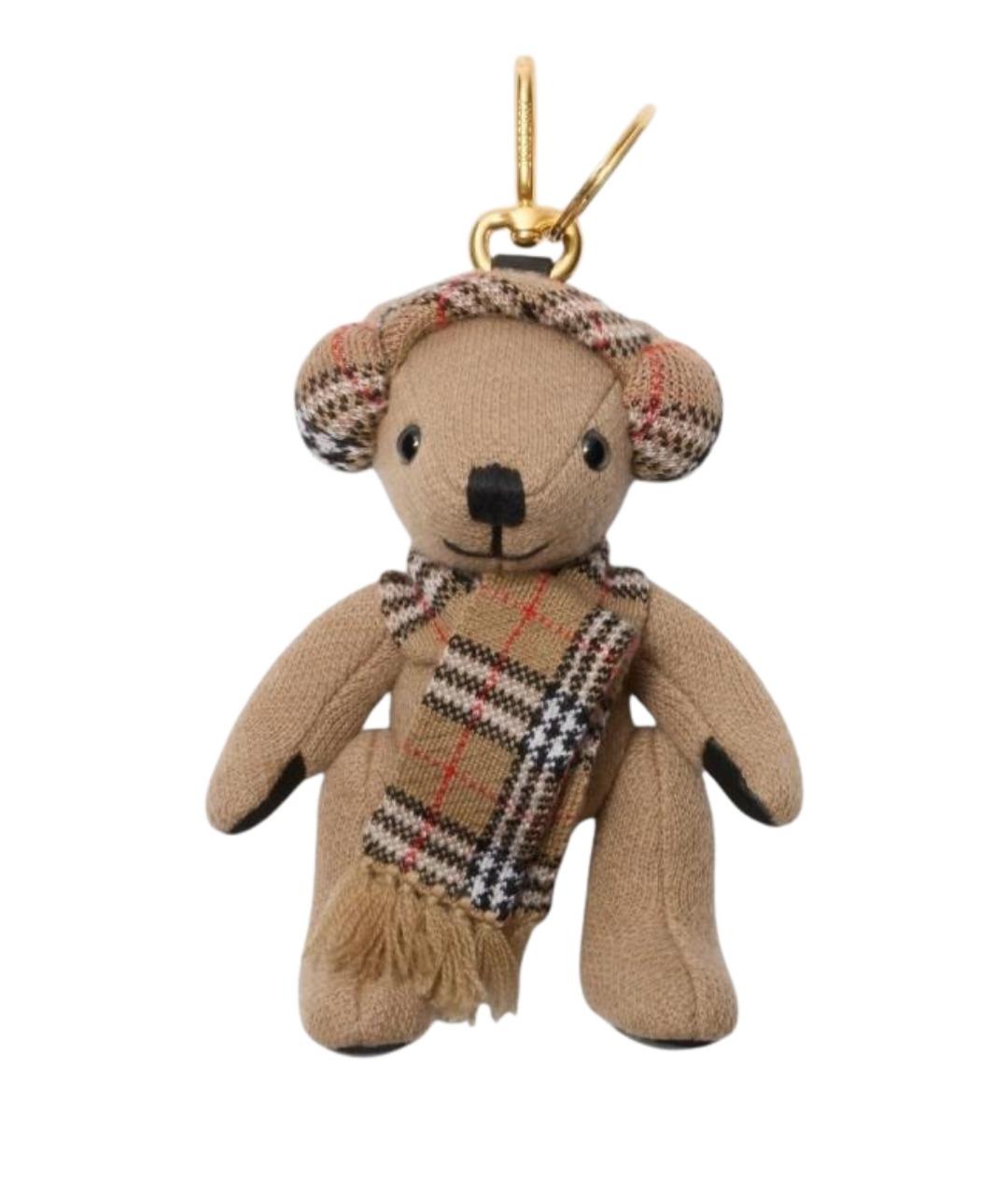 BURBERRY Бежевый брелок, фото 1