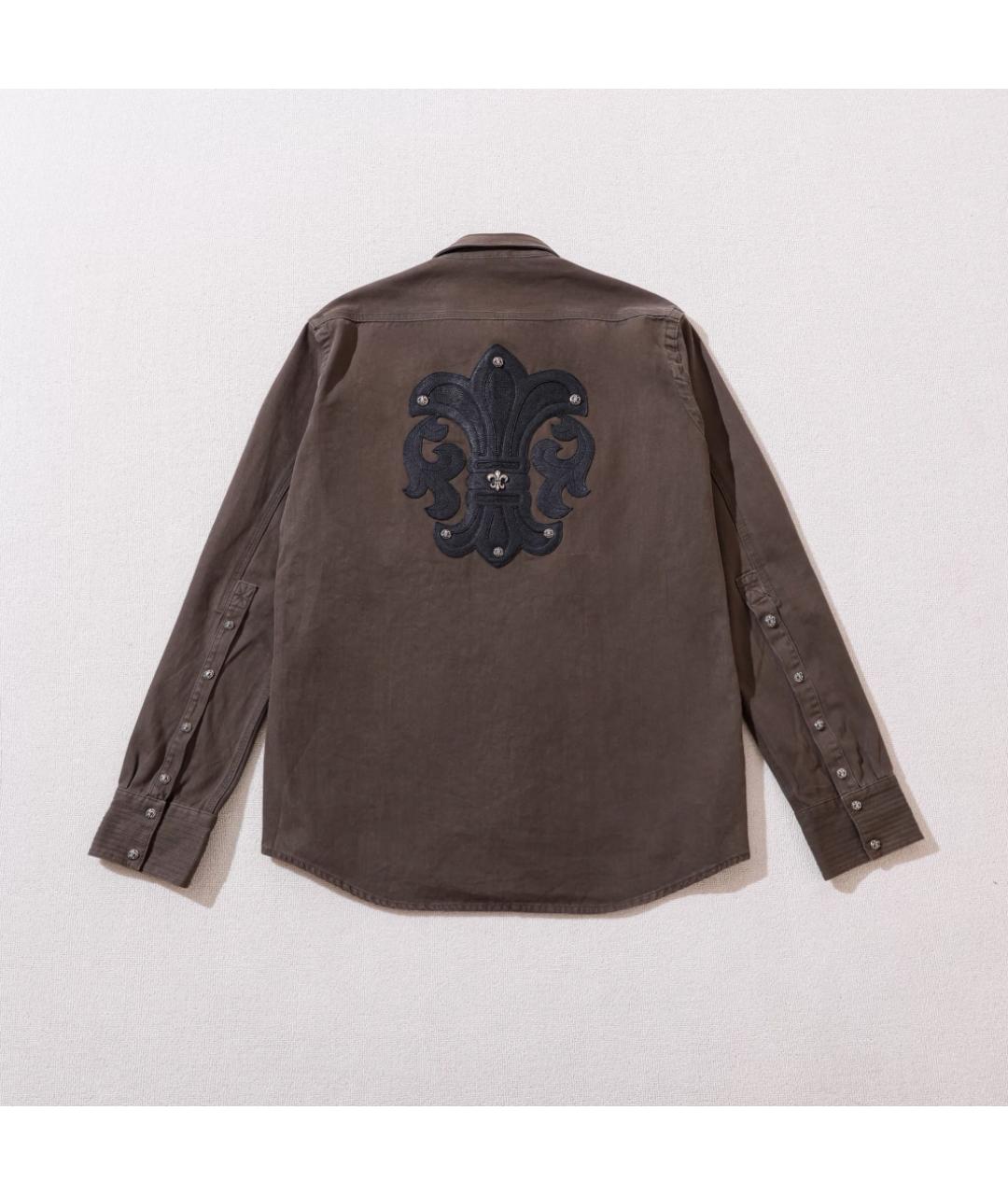 CHROME HEARTS Коричневая куртка, фото 2