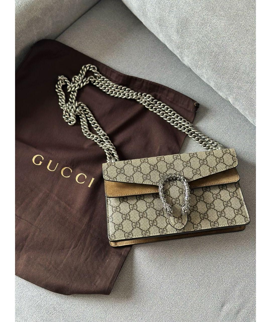 GUCCI Бежевая сумка через плечо, фото 2