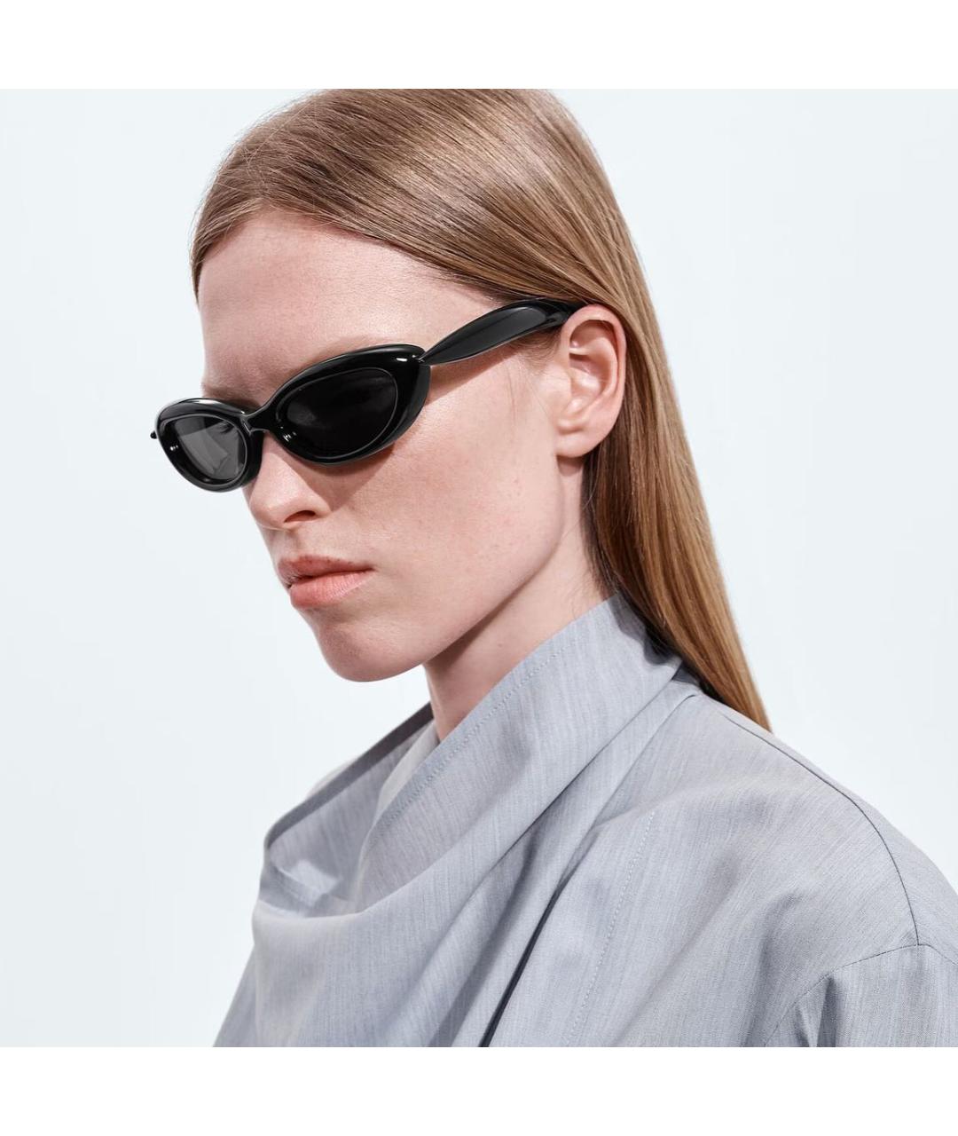 BOTTEGA VENETA Черные солнцезащитные очки, фото 2
