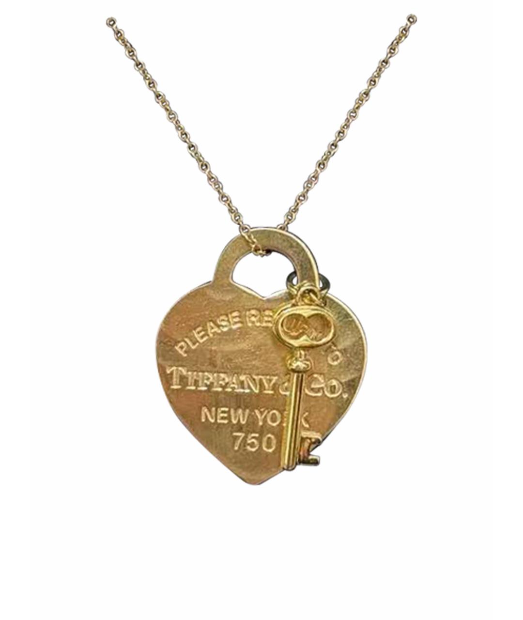 TIFFANY&CO Золотая подвеска, фото 1