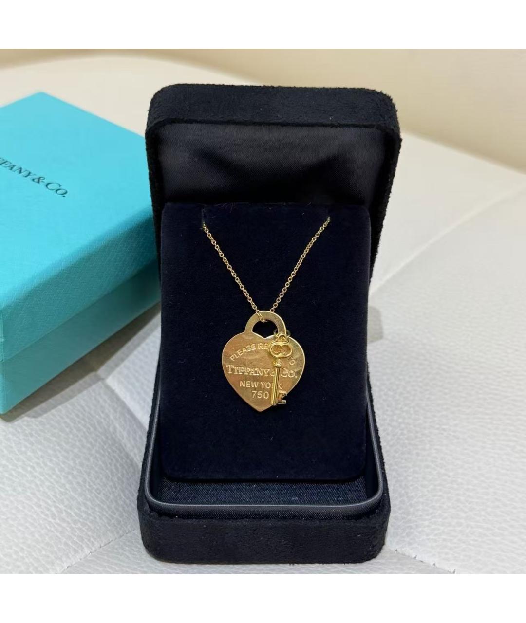 TIFFANY&CO Золотая подвеска, фото 4