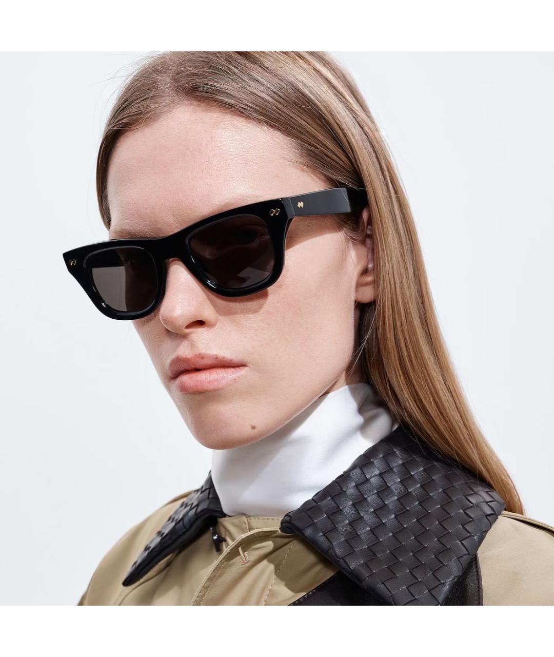 BOTTEGA VENETA Черные солнцезащитные очки, фото 2