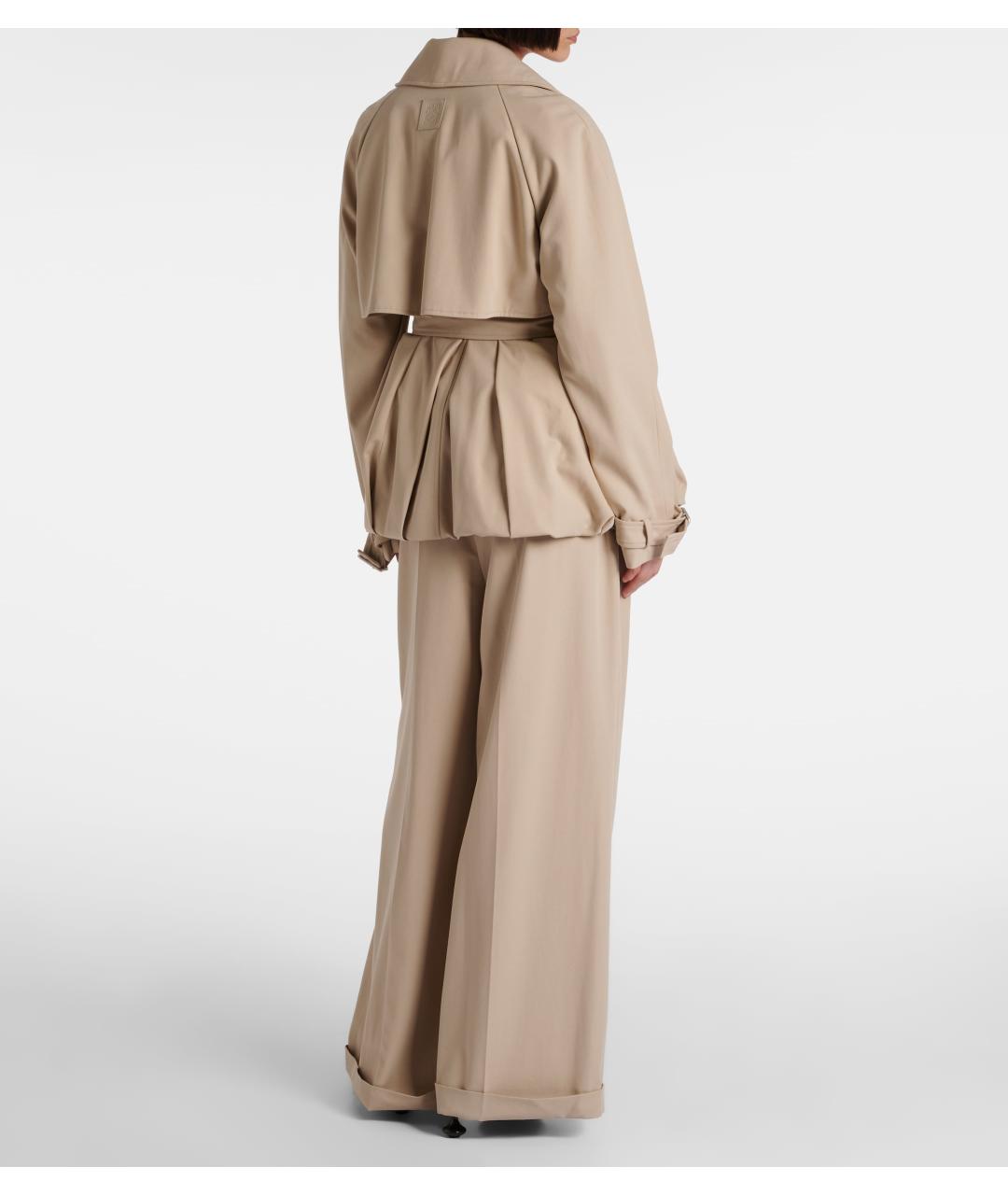 LOEWE Бежевая хлопковая куртка, фото 3