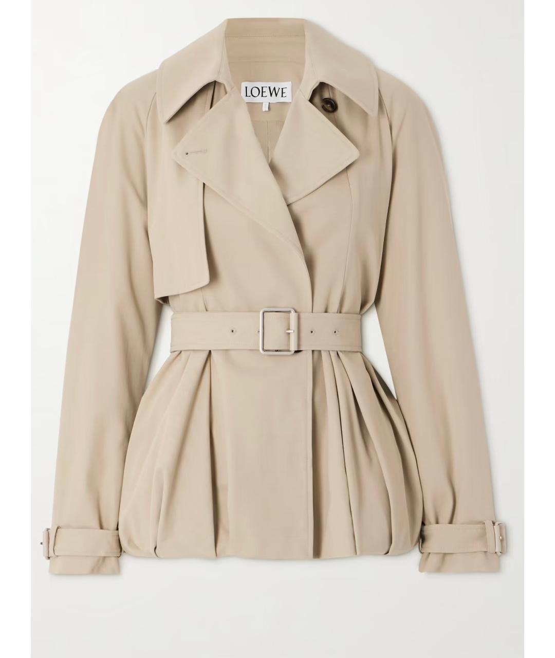 LOEWE Бежевая хлопковая куртка, фото 10