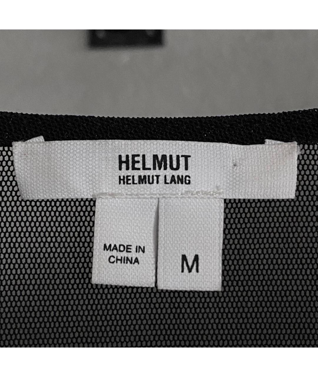 HELMUT LANG Черная майка, фото 4
