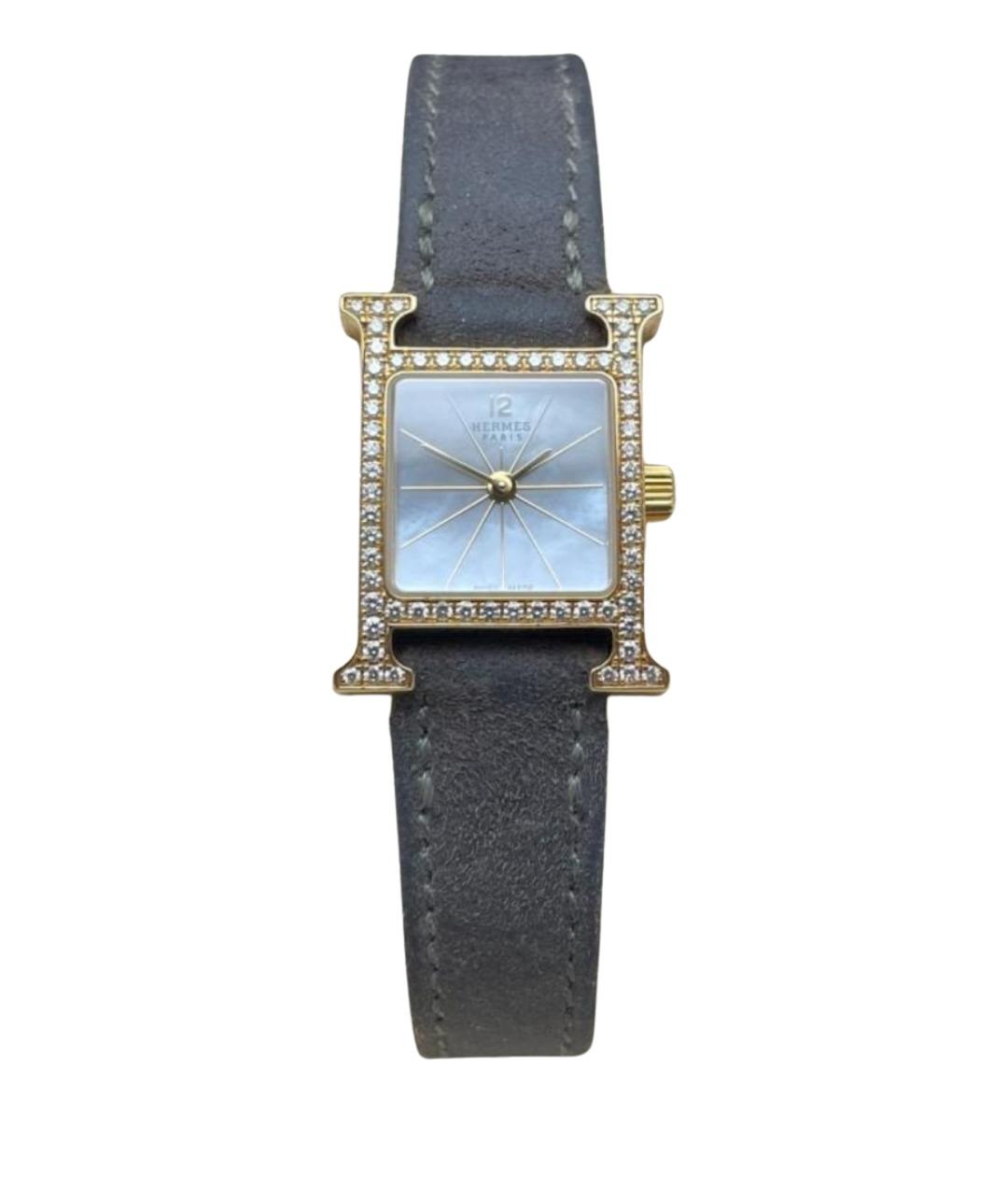 HERMES Серебряные часы из желтого золота, фото 1