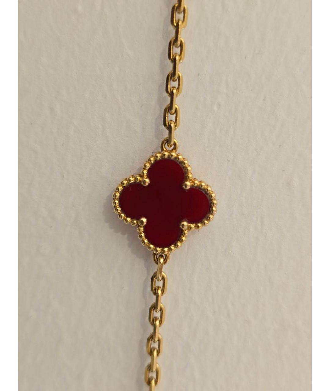 VAN CLEEF & ARPELS Красное колье из желтого золота, фото 4