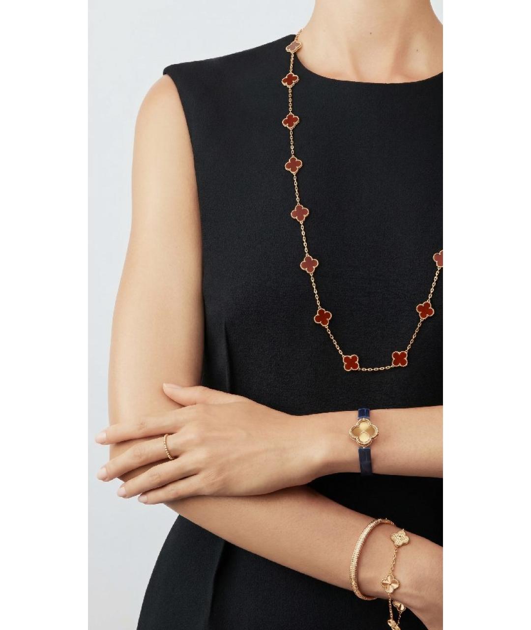 VAN CLEEF & ARPELS Красное колье из желтого золота, фото 2
