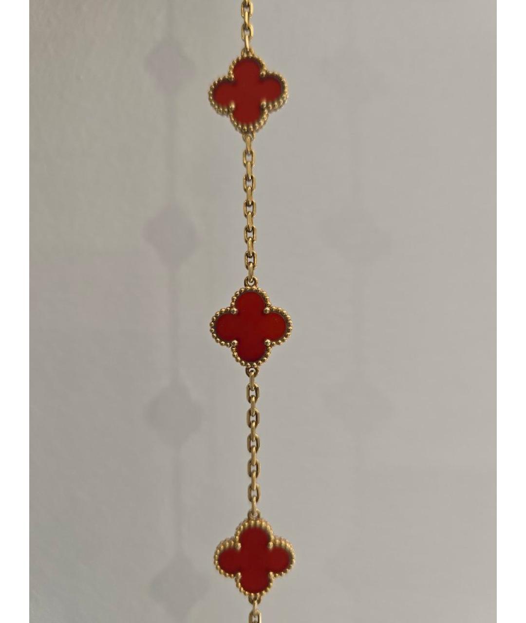 VAN CLEEF & ARPELS Красное колье из желтого золота, фото 3