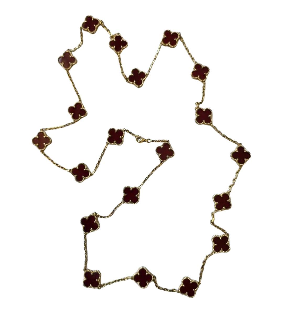 VAN CLEEF & ARPELS Красное колье из желтого золота, фото 1