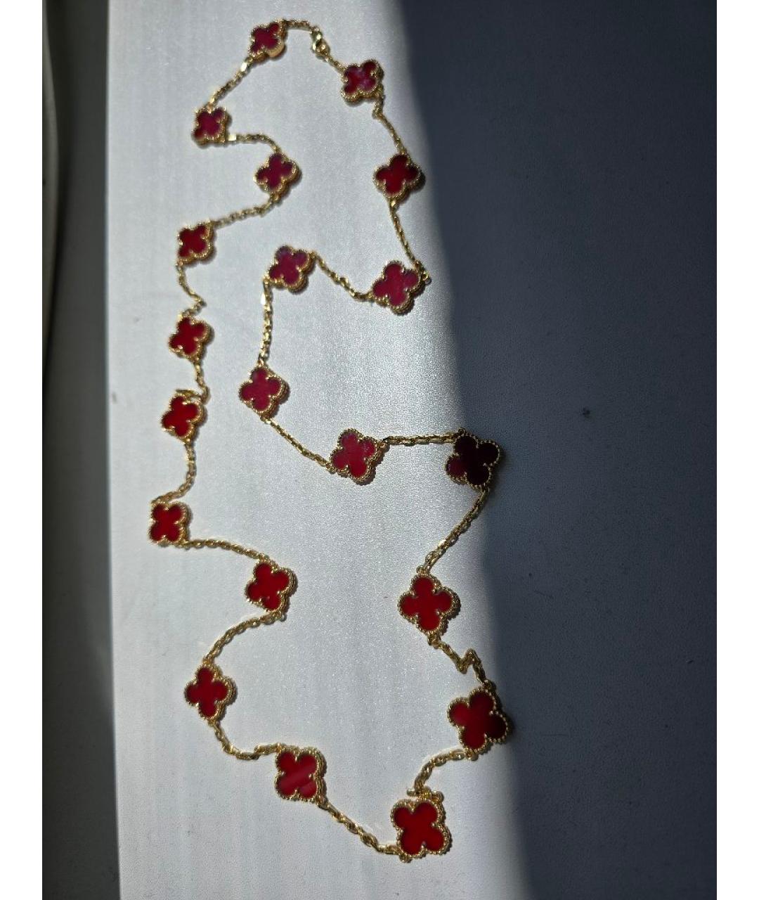 VAN CLEEF & ARPELS Красное колье из желтого золота, фото 7